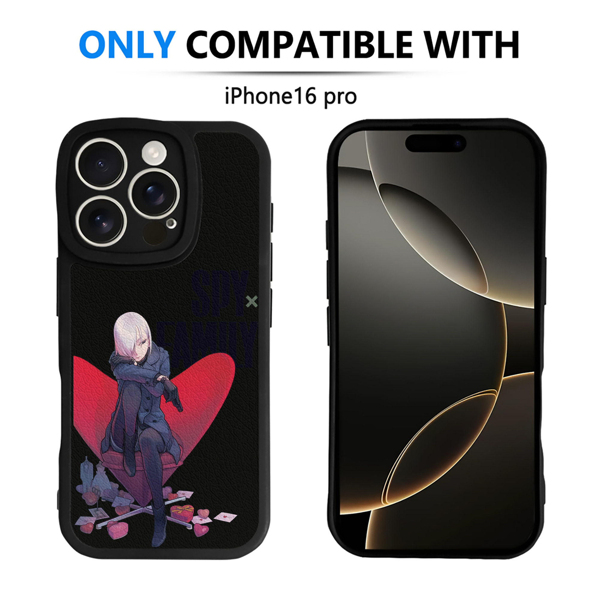 （画像用） SPY×FAMILY间谍家家酒 【iPhone 16シリーズ対応】シリコンスマホケース（レザー調） 材質：シリコン